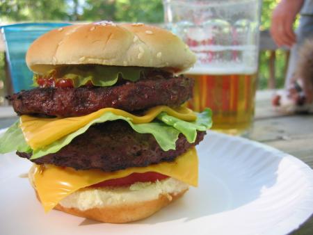 un VRAI burger!